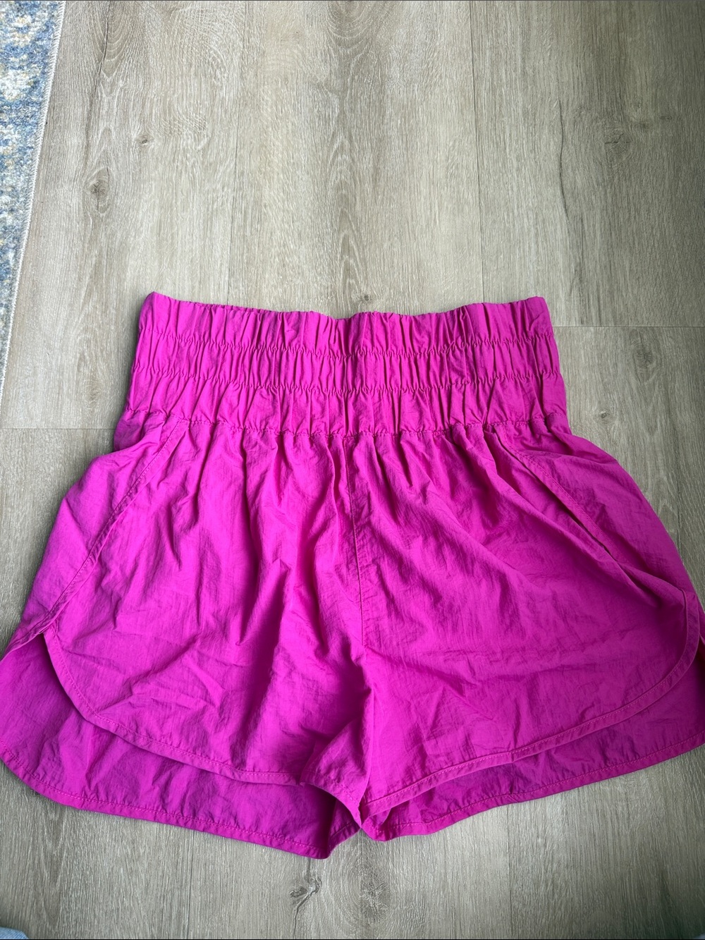 Zenana Outfitters Fuchsia High-Waist Athletic Shorts